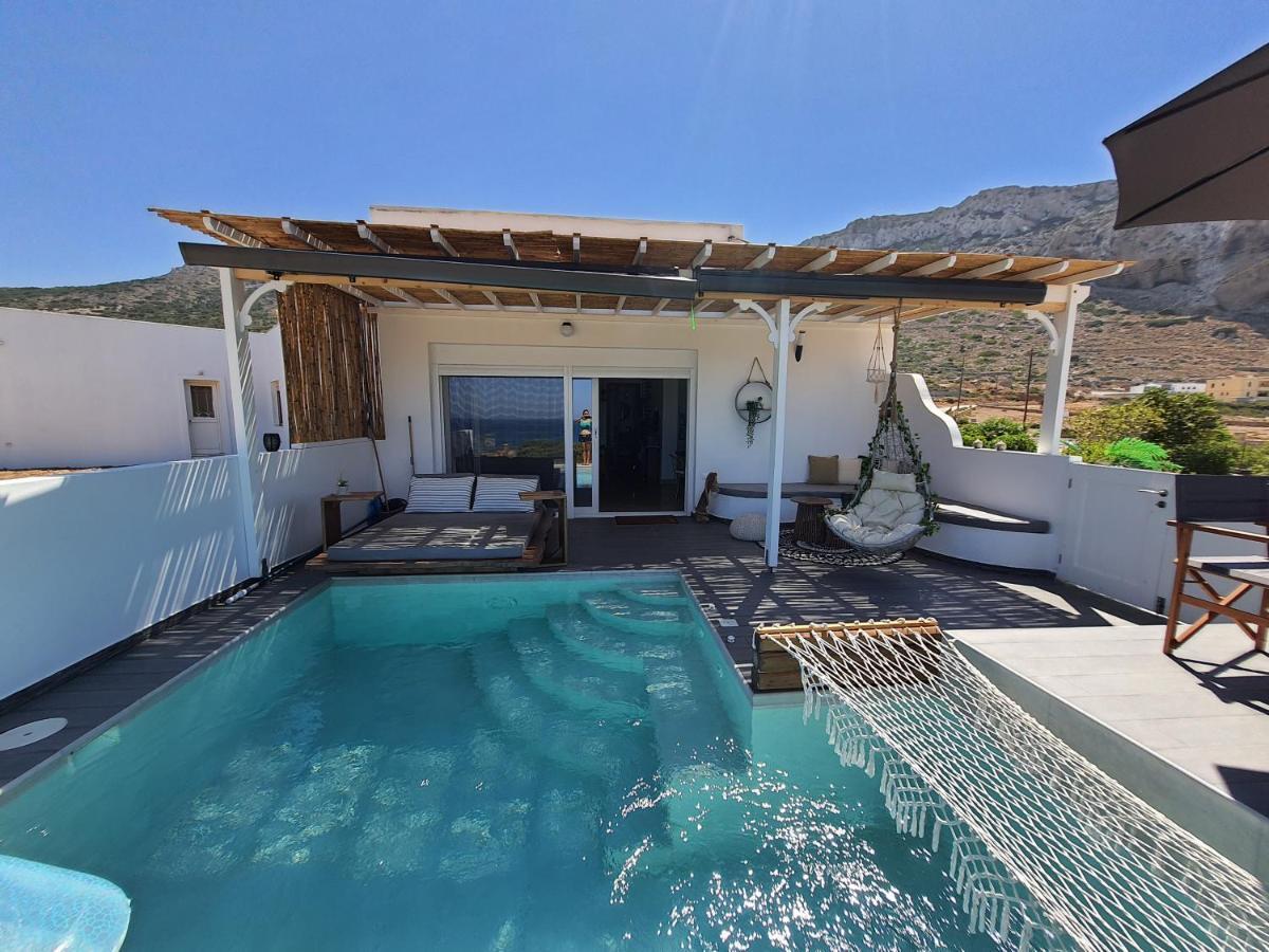 Tramonto Luxury Villa No2 - Breathtaking Sunset View Foiníkion 외부 사진