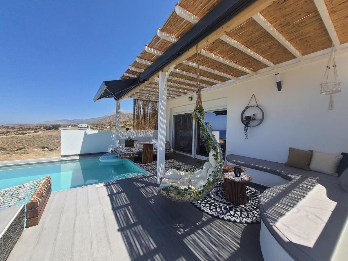 Tramonto Luxury Villa No2 - Breathtaking Sunset View Foiníkion 외부 사진