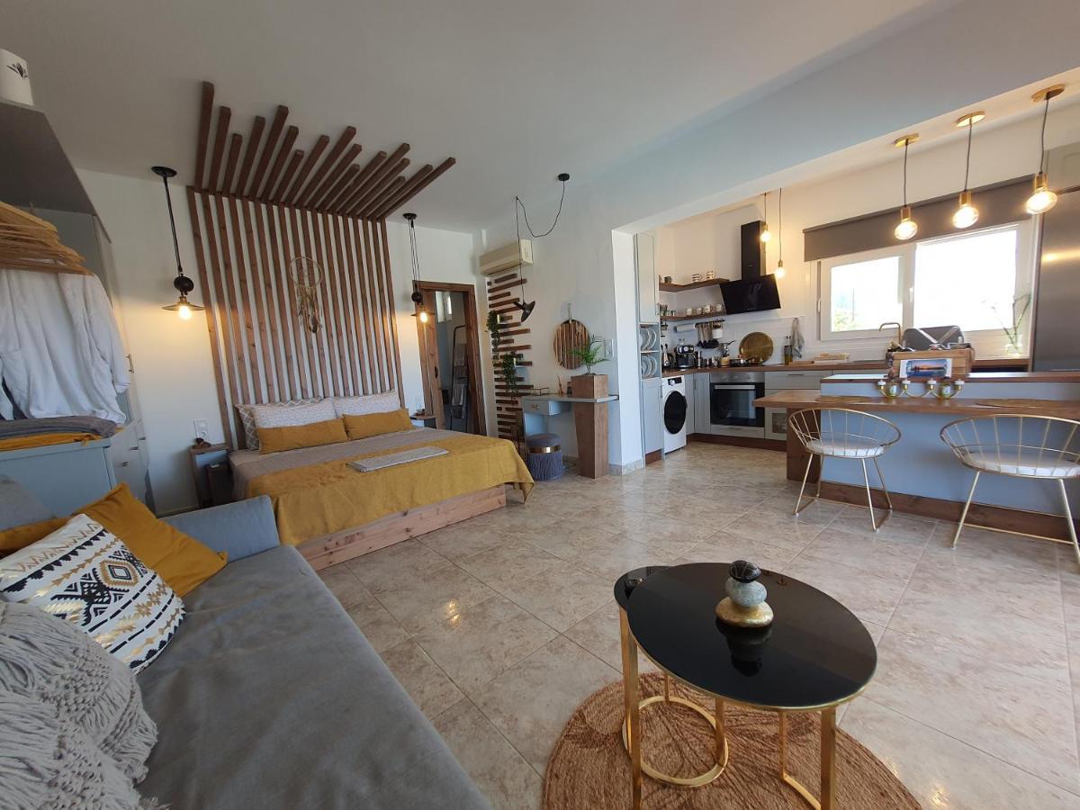 Tramonto Luxury Villa No2 - Breathtaking Sunset View Foiníkion 외부 사진